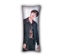 bts merchandising BTS - Funda de almohada larga para el cuerpo, soporte para el cuello, K-pop Jimin V Suga Jung Kook Photos Digital 45 cm x 45 cm