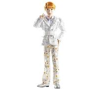 BTS Muñeco Deluxe Jin , figura de colección premium, miembro banda coreana (Mattel GKC98) , color/modelo surtido