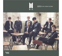 Bts Official 2025 12 X 24 Inch Monthly Square Wall Calendar Plastic-Free Browntrout K-Pop Bangtan Boys Music