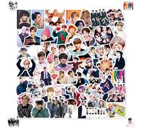 BTS Pegatinas, 100 Piezas de Pegatinas de Bangtan Boys, Juego de 100 pegatinas BTS de Kpop BTS, BTS Impermeables Stickers, BTS Graffiti Set Decorativo Stickers, para Botella Agua Guitarras