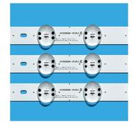 BTsan Tira de LED for iluminación trasera de 520mm for LG 50 pulgadas HC500DQN-VCUR/L 3 unids/set reparación de Tv 0UK6520PSA 50UK6300 50UK6950 50UK6500PLA 50UK6500AUA