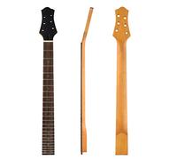 BTSEURY Cuello de Guitarra de 24 Trastes - 25.6 Pulgadas, Arce Mate, Diapasón de Palo de Rosa - Reemplazo para LP
