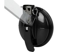 Btstil 2 piezas de soporte para toldo, soporte para pie de toldo para Thule Fiamma y DOMETIC, compatible con VW T6 T5 T4 T6.1 Ford Nugget Vans Camper Caravana Autocaravana (Negro)