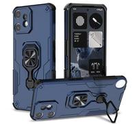 Btstring Funda para CMF Phone 2 Pro, Carcasa Antigolpes con Soporte anular metálico, Case Protectora de Grado Militar, Azul