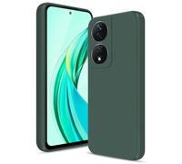 Btstring Funda para Honor 90 Smart/Honor X7b, Silicone Case con Protección Mejorada para la cámara, Carcasa Delgada a Prueba de Golpes, Forro Microfibra Suave Antiarañazos, Verde