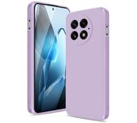 Btstring Funda para OnePlus 13, Silicone Case con Protección Mejorada para la cámara, Carcasa Delgada a Prueba de Golpes, Forro Microfibra Suave Antiarañazos, Violet