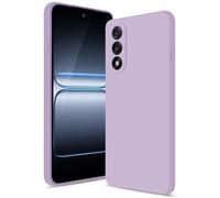 Btstring Funda para OnePlus Nord 5, Silicone Case con Protección Mejorada para la cámara, Carcasa Delgada a Prueba de Golpes, Forro Microfibra Suave Antiarañazos, Violet