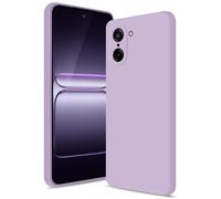 Btstring Funda para OnePlus Nord CE5, Silicone Case con Protección Mejorada para la cámara, Carcasa Delgada a Prueba de Golpes, Forro Microfibra Suave Antiarañazos, Violet