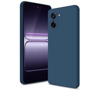 Btstring Funda para OnePlus Nord CE5, Silicone Case con Protección Mejorada para la cámara, Carcasa Delgada a Prueba de Golpes, Forro Microfibra Suave Antiarañazos, Azul