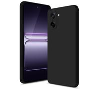 Btstring Funda para OnePlus Nord CE5, Silicone Case con Protección Mejorada para la cámara, Carcasa Delgada a Prueba de Golpes, Forro Microfibra Suave Antiarañazos, Negro