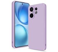 Btstring Funda para Vivo X200 FE, Silicone Case con Protección Mejorada para la cámara, Carcasa Delgada a Prueba de Golpes, Forro Microfibra Suave Antiarañazos, Violet