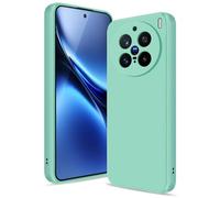 Btstring Funda para Vivo X200 Pro 5G, Silicone Case con Protección Mejorada para la cámara, Carcasa Delgada a Prueba de Golpes, Forro Microfibra Suave Antiarañazos, Vert Menthe