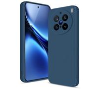 Btstring Funda para Vivo X200 Pro 5G, Silicone Case con Protección Mejorada para la cámara, Carcasa Delgada a Prueba de Golpes, Forro Microfibra Suave Antiarañazos, Azul
