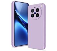 Btstring Funda para Vivo X200 Pro 5G, Silicone Case con Protección Mejorada para la cámara, Carcasa Delgada a Prueba de Golpes, Forro Microfibra Suave Antiarañazos, Violet