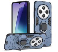 Btstring Funda para Xiaomi Redmi 14C / Xiaomi Poco C75, Carcasa Antigolpes con Soporte anular metálico, Case Protectora de Grado Militar, Azul