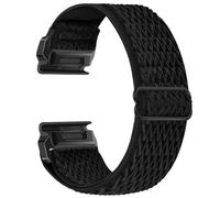 BTTNG Correas QuickFit de 26 mm para Garmin Fenix 8 51mm/Fenix 7X/Fenix 6X/Fenix 6X Pro/Fenix 5X/Fenix 5X Plus/Fenix 3/Fenix 3 HR, banda deportiva de nailon elástica ajustable para mujeres y hombres