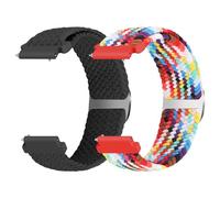 BTTNG Correas trenzadas de 20 mm compatibles con Amazfit GTS/GTS 2(Mini)/GTS 3/GTS 4 Mini/Bip S/Bip S Lite/Bip U/Bip U Pro, pulsera deportiva de nailon elástico suave para mujeres y hombres