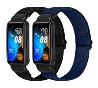 BTTNG Pulsera elástica compatible con Huawei Band 8/Huawei Band 8 NFC, pulsera elástica ajustable para hombres y mujeres, pulsera deportiva de nailon de repuesto para Huawei Band 8/NFC, 150mm-260mm