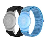 BTTNG Pulseras de nailon transpirable compatibles con Finder, correa protectora suave ajustable antipérdida para rastreador GPS, adecuada para niños mayores, paquete de 2