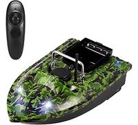 BTURYT Barco de cebo de pesca GPS de 12000 mAh, 3 contenedores de cebo, barco inalámbrico con función de retorno automático, forro de pesca inteligente RC de 500 m