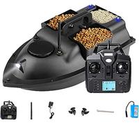 BTURYT RC carpa pesca cebo barco retorno automático 2 kg buscador de carga control automático de velocidad con motor GPS2, amarillo -12000 mAh