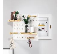 BTURYT Tapa Cuadro Electrico Decorativo Pintura Decorativa Vacía Estante De Almacenamiento Tablero Perforado De Madera Caja Medidor Eléctrico Decoración del Hogar