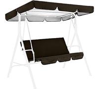 BTURYT Universal Columpio Jardín Tipo Balancín Toldo & Funda para Asiento de Columpio,Funda de Repuesto para toldo de Techo,Juego de Cubiertas Columpio para Patio