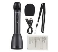 Btuty Altavoz amplificador de micrófono inalámbrico BT 3 en 1, altavoz portátil de 10 W, volumen ajustable y control de eco, batería recargable para reuniones de karaoke grupales en persona