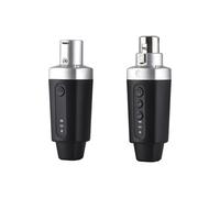 Btuty Micrófono inalámbrico Xlr transmisor y receptor inalámbrico para mezclador de audio, guitarra eléctrica, bajo, 30-50 m, transmisión de largo alcance, micrófono inalámbrico recargable