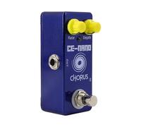 Btuty Pedal de Coro de Guitarra Pedal de Efectos de Guitarra Eléctrica True Bypass Carcasa de Aleación de Zinc DC 9 V Interfaz de Entrada/Salida de 6,35 mm