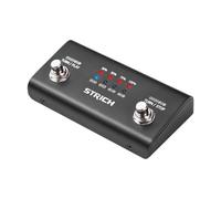 Btuty Pedal inalámbrico BT portátil para piano y guitarra, 4 modos, indicadores LED, recargable, con almohadilla antideslizante, dispositivos de control remoto multimedia