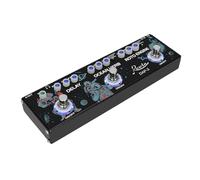 Btuty Pedal Multiefectos de Guitarra 3 en 1 Echo/Ensemble/Overdrive Carcasa de Aleación de Aluminio con Función True Bypass Pedal de Efecto de Guitarra Eléctrica Portátil