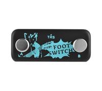 Btuty Plug and Play Pedal - Pedal Dual Momentáneo, Controlador de Interruptor de Pie, 2 Canal A B Interruptor de Pie, 6,35 mm Entrada Estéreo, Control de Efectos Completo para Guitarra Electrica/Bajo