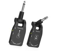 Btuty - Sistema de transmisor y receptor de guitarra eléctrica, inalámbrico, 2,4G, recargable, 6 canales, de audio, para bajo