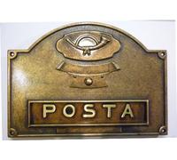 Btv - Bocacartas rustico 40 180x340 laton antiguo