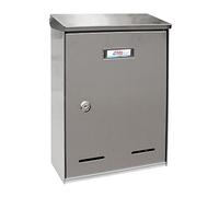 BTV - Buzón Exterior de Acero para Recibir Correo y Paquetes | Buzón para Casa Diseñado para Recibir Cartas y Paquetería en el Exterior. Medidas Indicadas de 300 × 216 × 70 cm.
