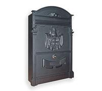 BTV | Buzon Exterior Vintage modelo Imperial Fabricado en Acero | Buzones de Pared Estilo NeoClasico | Color Blanco o Negro