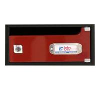 Btv buzon horiz acero-mdf montecarlo burdeos 120x240x250mm 13624