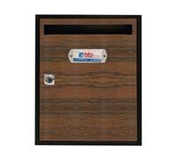 Btv BUZON INTERIOR BTV VERTICAL TEIDE ACERO CEREZO 300X240X80MM 15822