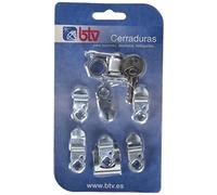 Btv - Cerradura cartero logo para correo cromo