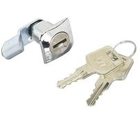 Btv - Cerradura de seguridad de 6 unidades, plateada