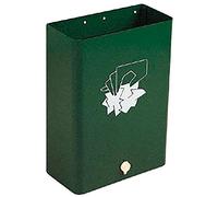 Btv garaje - Papelera 1 con cerradura acero verde