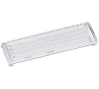 Btv - Juego tarjetero plastico 78x22mm transparente(10u)