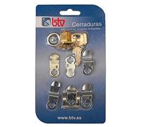 BTV Cerradura de buzón M35223 Kit-2 Oro