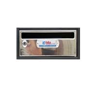 Btv moncayo - Buzon horizontal 6 250mm negro inoxidable