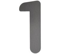 Btv - Placa numero 1 155mm inoxidable