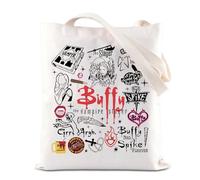 BTVS Merchandise - Bolso de mano inspirado en Buffy the Vampire Slayer, bolsa de hombro de los años 90, regalo de personaje de vampiro Buffy para fanáticos