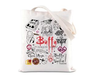 BTVS Merchandise - Bolso de mano inspirado en Buffy the Vampire Slayer, bolsa de hombro de los años 90, regalo de personaje de vampiro Buffy para fanáticos