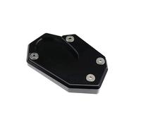 BTWSRX Almohadilla para Pata De Cabra Lateral De Motocicleta para Suzuki VStrom 800DE V-Strom 800 DE 2023-2025, Placa De Soporte Extensión Placa ampliada para Caballete Lateral(Negro 1)