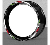 BTWSRX Calcomanía para llanta Adhesivos Reflectantes para Llantas De Motocicleta para Aprilia V4 Tuono 1100 Shiver 750 900, con Película De Rayas. Pegatinas para Ruedas(Color 3)